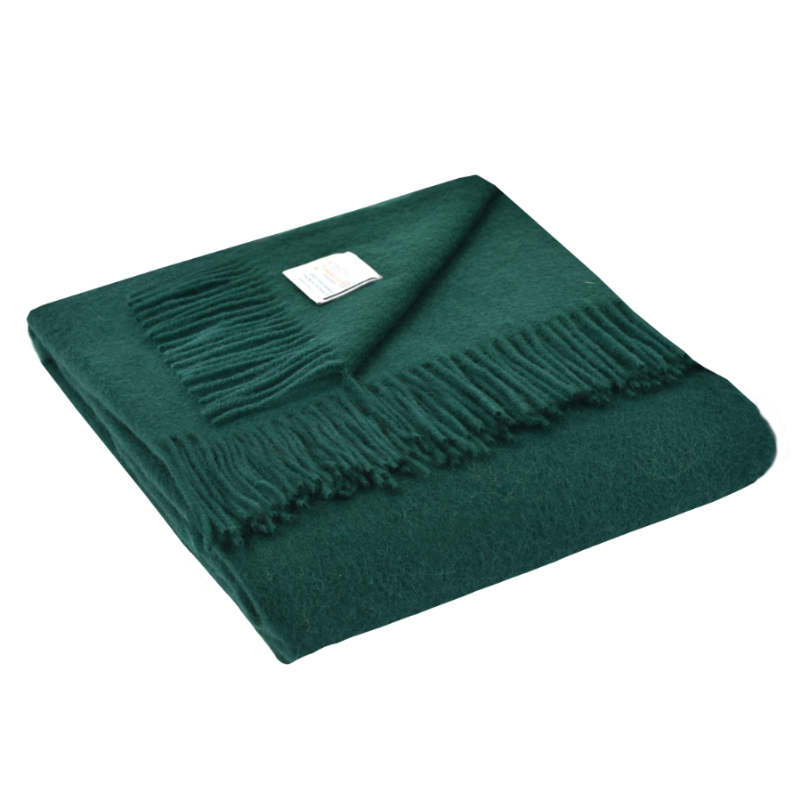 Плед шерстяной Dalia, 130х180 см, темно-зеленый MARZOTTO DALIA7988 - Вид №1