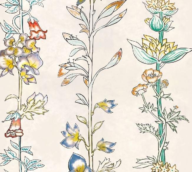 LELIEVRE Флизелиновые обои с цветочными мотивами Deuxieme chapitre - jean cocteau 6471 - Вид №3