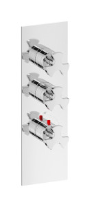 Термостатический смеситель для душа с 3 отверстиями