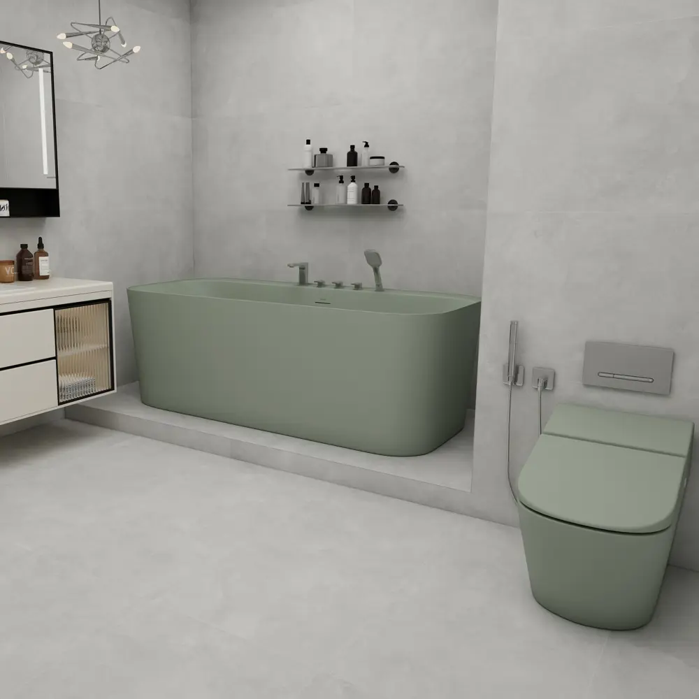 Керамогранит Duna Cemento Perla 60x120 матовый цвет серый 1.44 м² Santreyd STLM-2013703