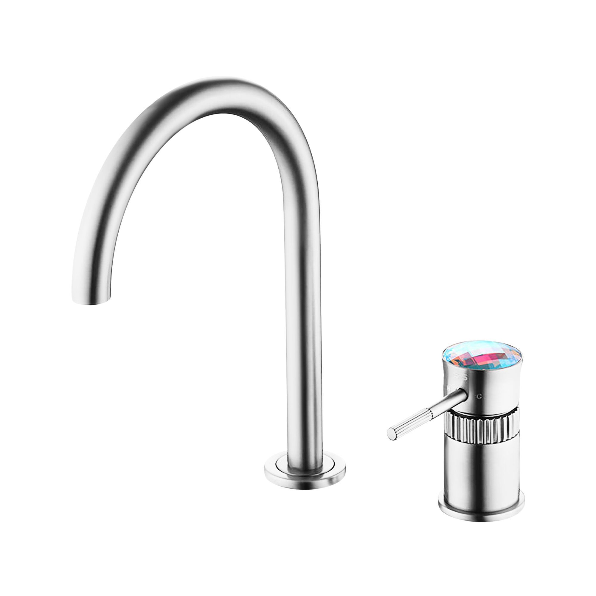 Однорычажный смеситель для раковины с 2 отверстиями Fontana Showers ALBINO ARCH-00144011 - Вид №3