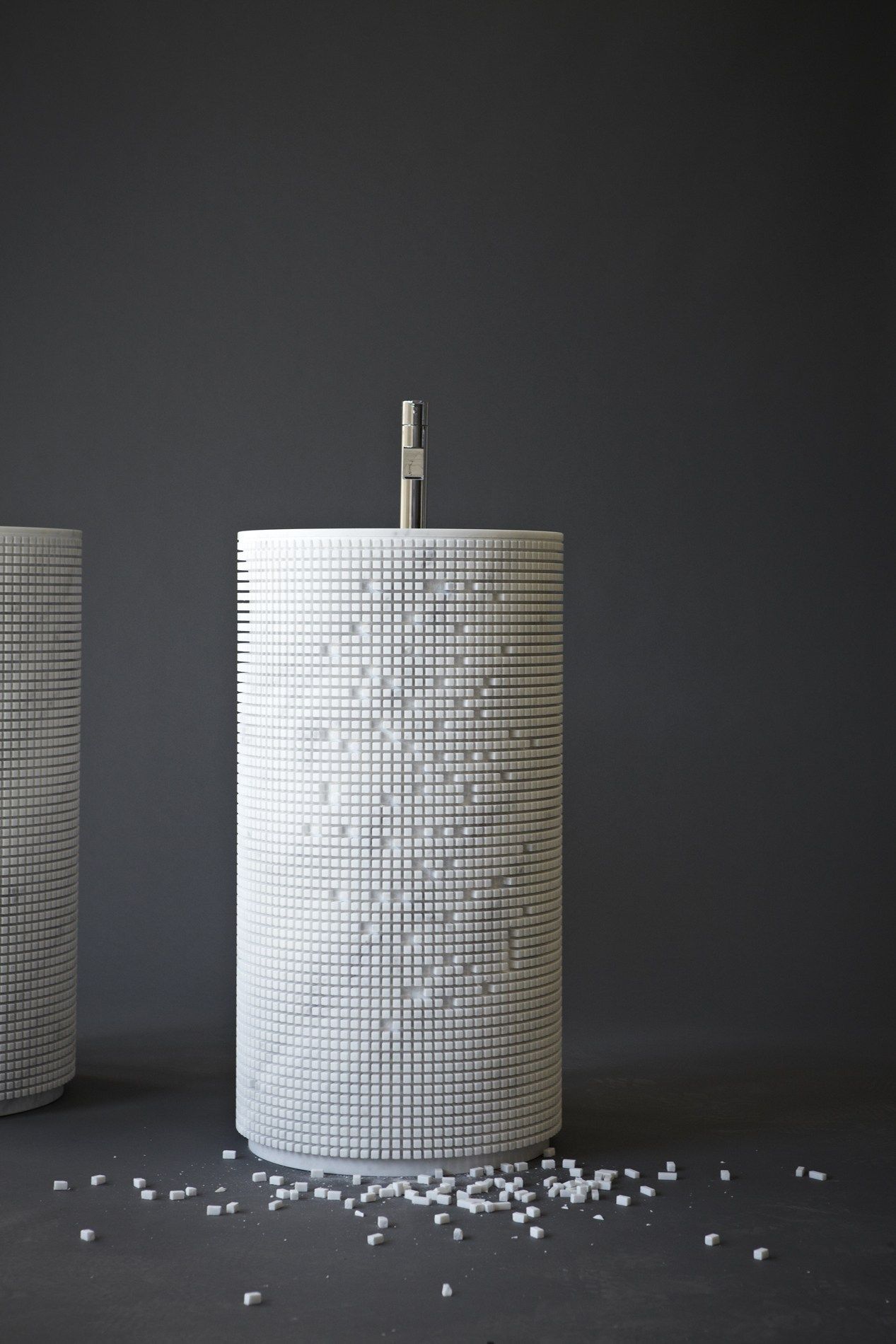 Мраморная круглая отдельно стоящая раковина Antoniolupi PIXEL ARCH-00097787 - Вид №2