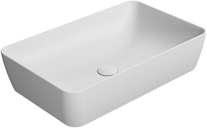 Подвесная раковина настенная овальная GSI ceramica Color elements белая sun-id-1383624 - Вид №6