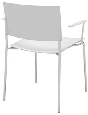 Andreu World Штабелируемый стул из технополимера с подлокотниками Sit So1202 - Вид №2