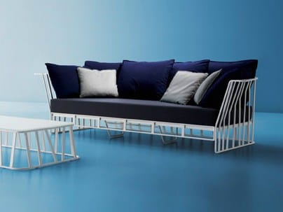 Алюминиевый садовый диван Roberti Hamptons Graphics ARCH-00035025 - Вид №1