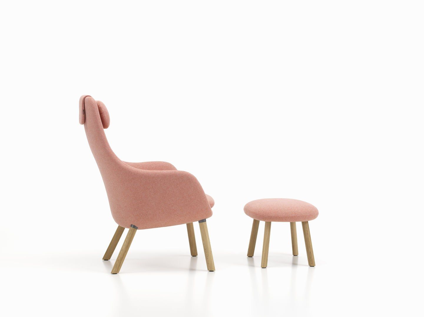 Тканевое кресло с подголовником VITRA HAL Lounge ARCH-00081015 - Вид №109