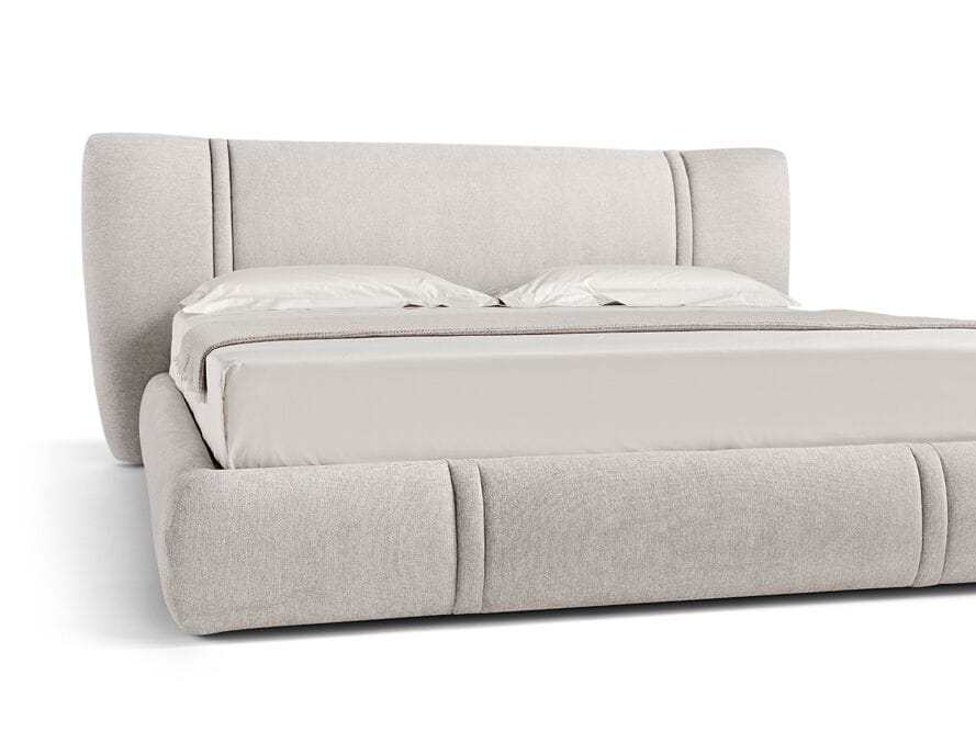 Двуспальная кровать из ткани с мягким изголовьем Max Divani Ember ARCH-00145732 - Вид №2