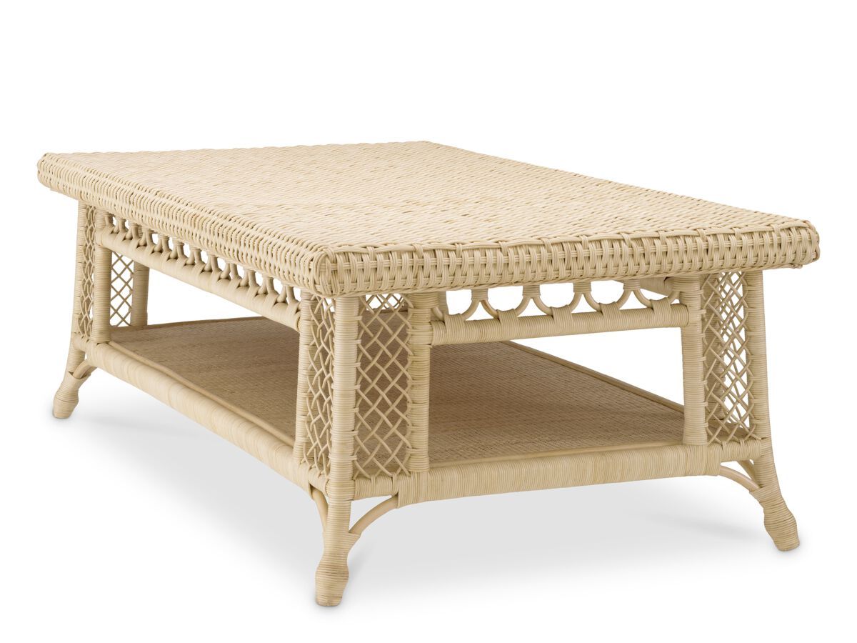 Прямоугольный журнальный столик из ротанга Eichholtz SABA RECTANGULAR ARCH-00074335 - Вид №1