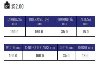 Cosma Ручка мебельная мостовая из замака  12821  - Вид №1