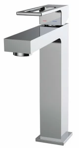 Смеситель для накладной раковины однорычажный, без донного клапана CEZARES EFFECT-LSM1-A-01-W0