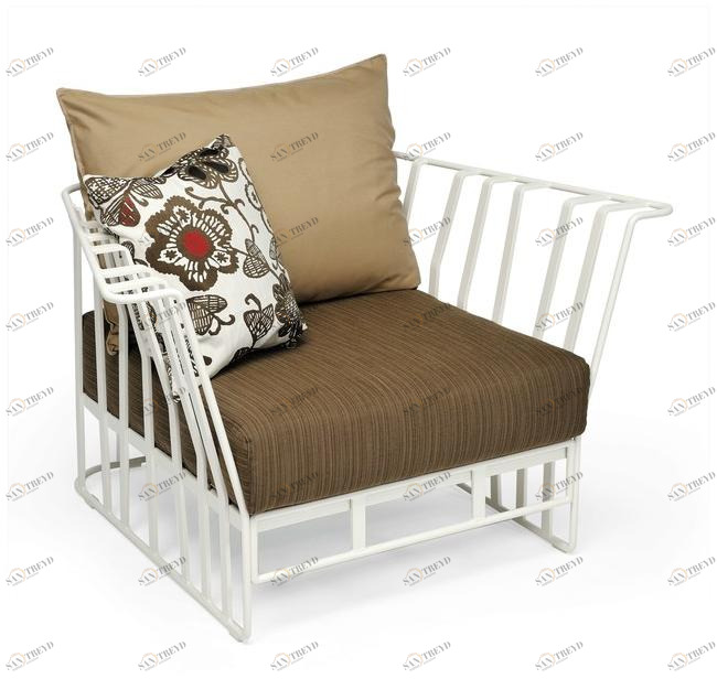 Roberti Садовое кресло из алюминия с подлокотниками Hamptons graphics sun-id-1439657