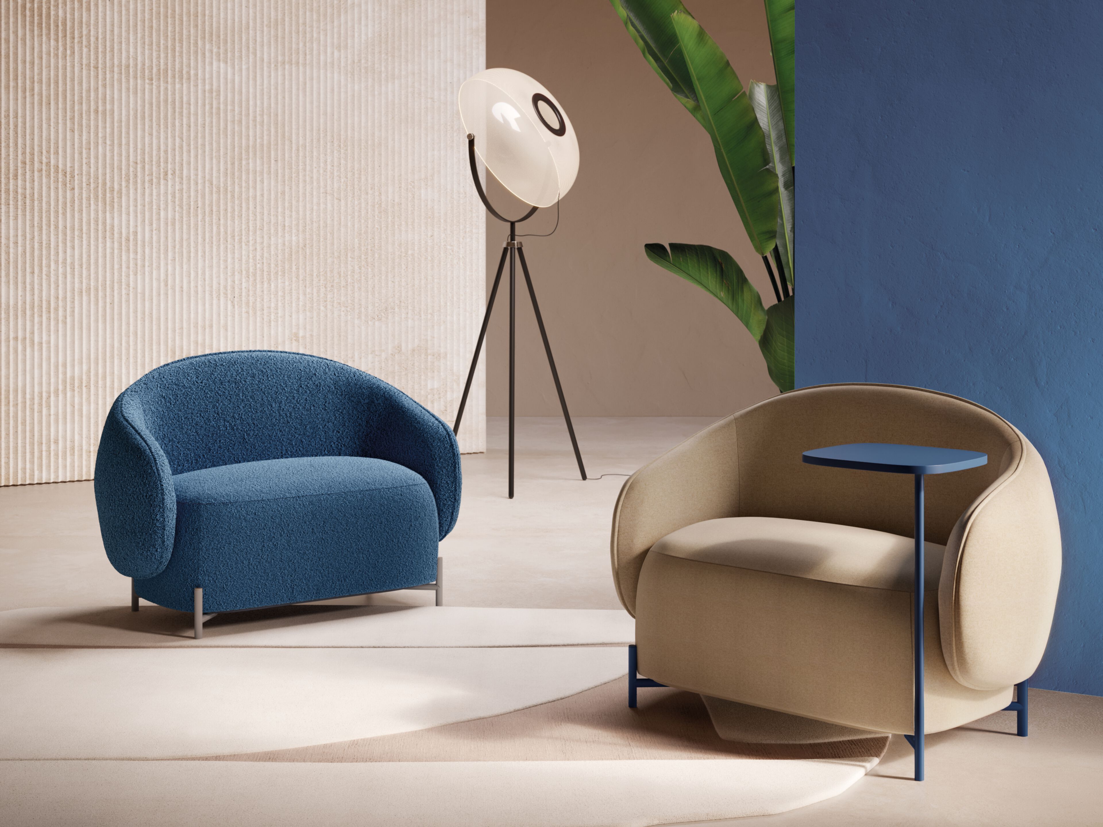 Тканевое кресло с подлокотниками Innova Imbottiti Mella ARCH-00030646 - Вид №3