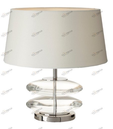 Настольная лампа Kardia Crystal от RVAstley 50014 RVASTLEY ИНТЕРЬЕРНЫЕ 062105 Белый;прозрачный 