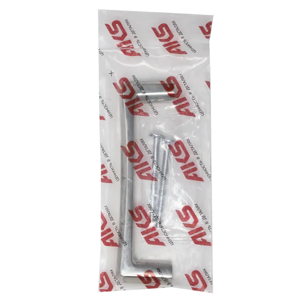 Мебельная ручка-скоба Kubic-128 128 мм никель AKS STLM-2167519 - Вид №4