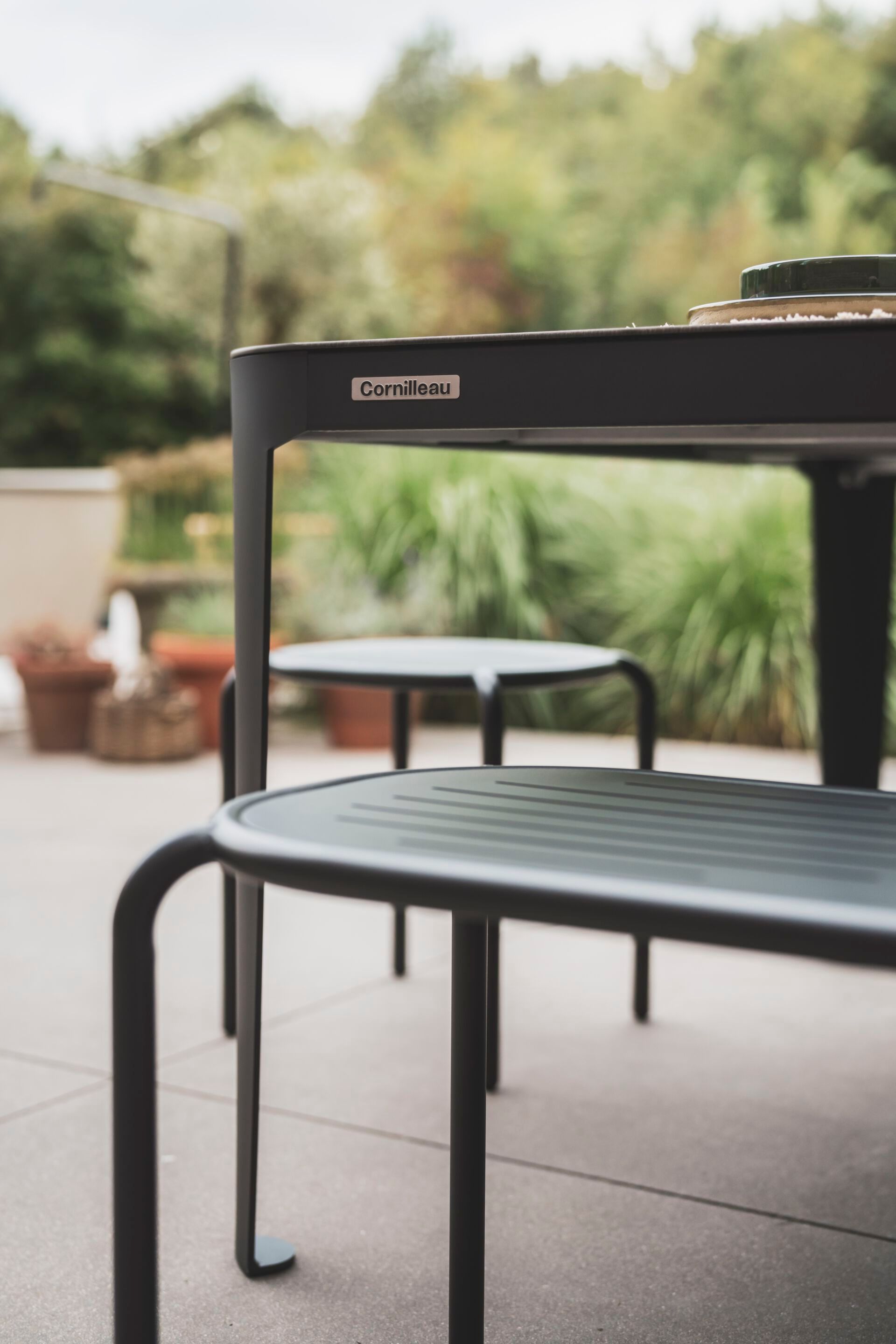 Оцинкованная стальная скамья Cornilleau Hyphen ARCH-00126268 - Вид №9
