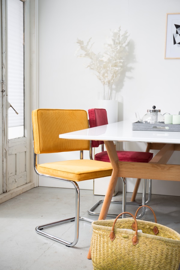 Стул Ridge Rib синий Zuiver 1006007 - Вид №5