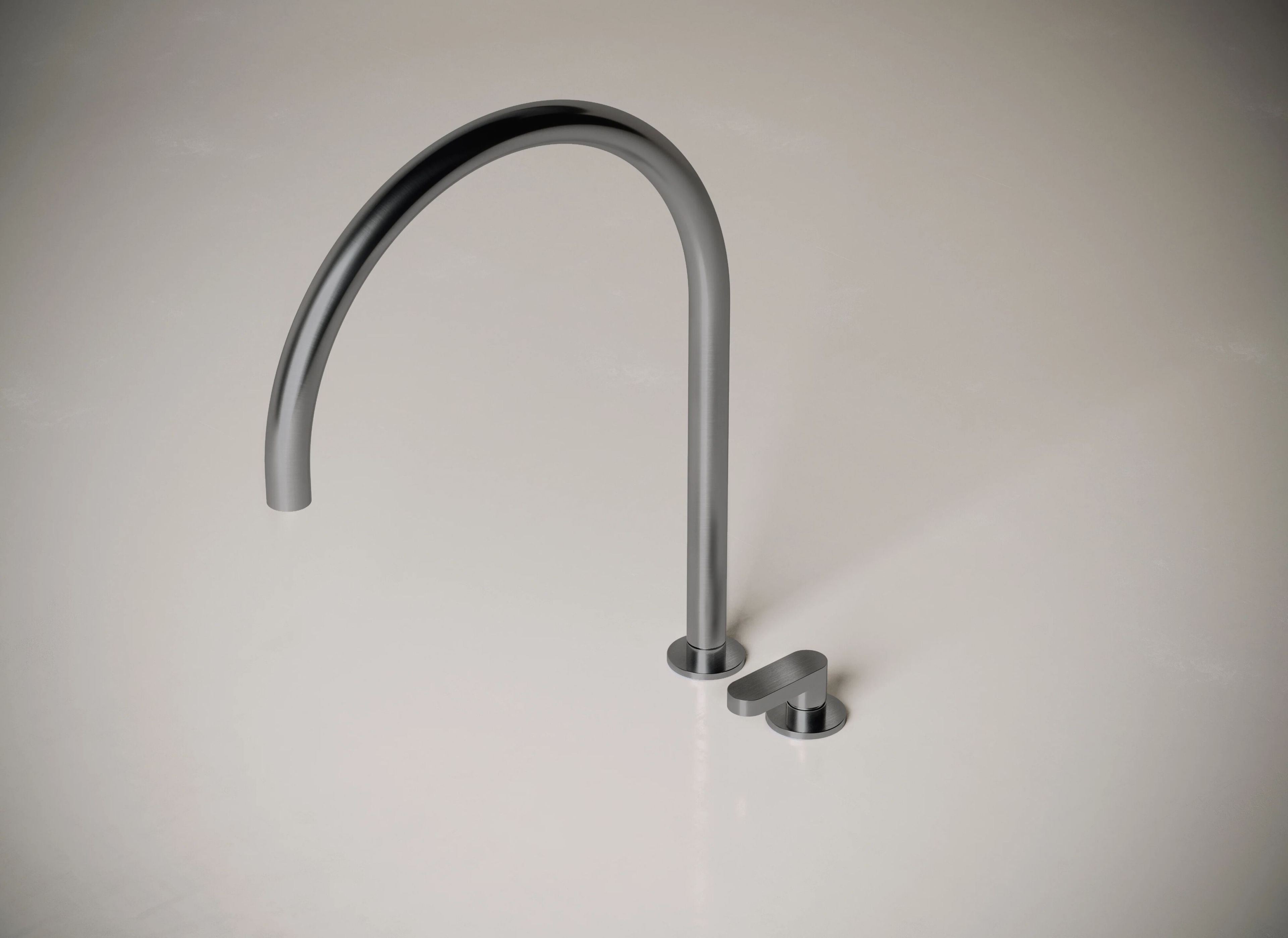 Смеситель для раковины из нержавеющей стали с поворотным горлышком COCOON John Pawson ARCH-00081817 - Вид №4