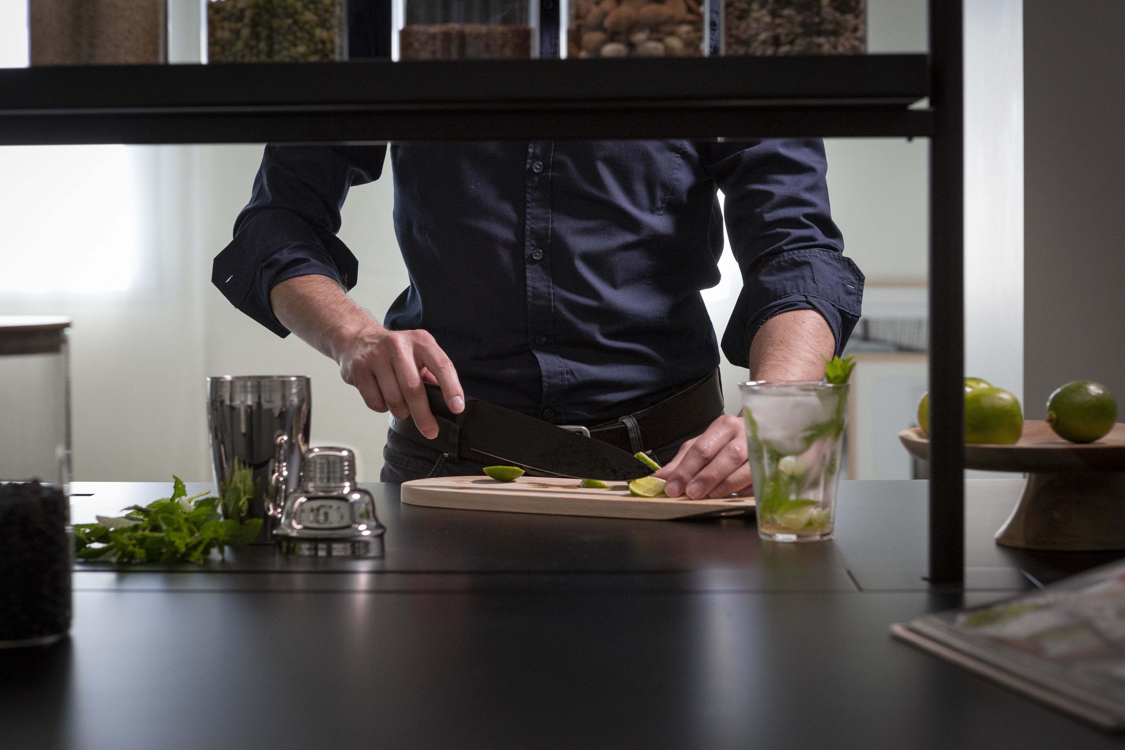 Деревянная линейная кухня True Design ARCH-00118719 - Вид №15