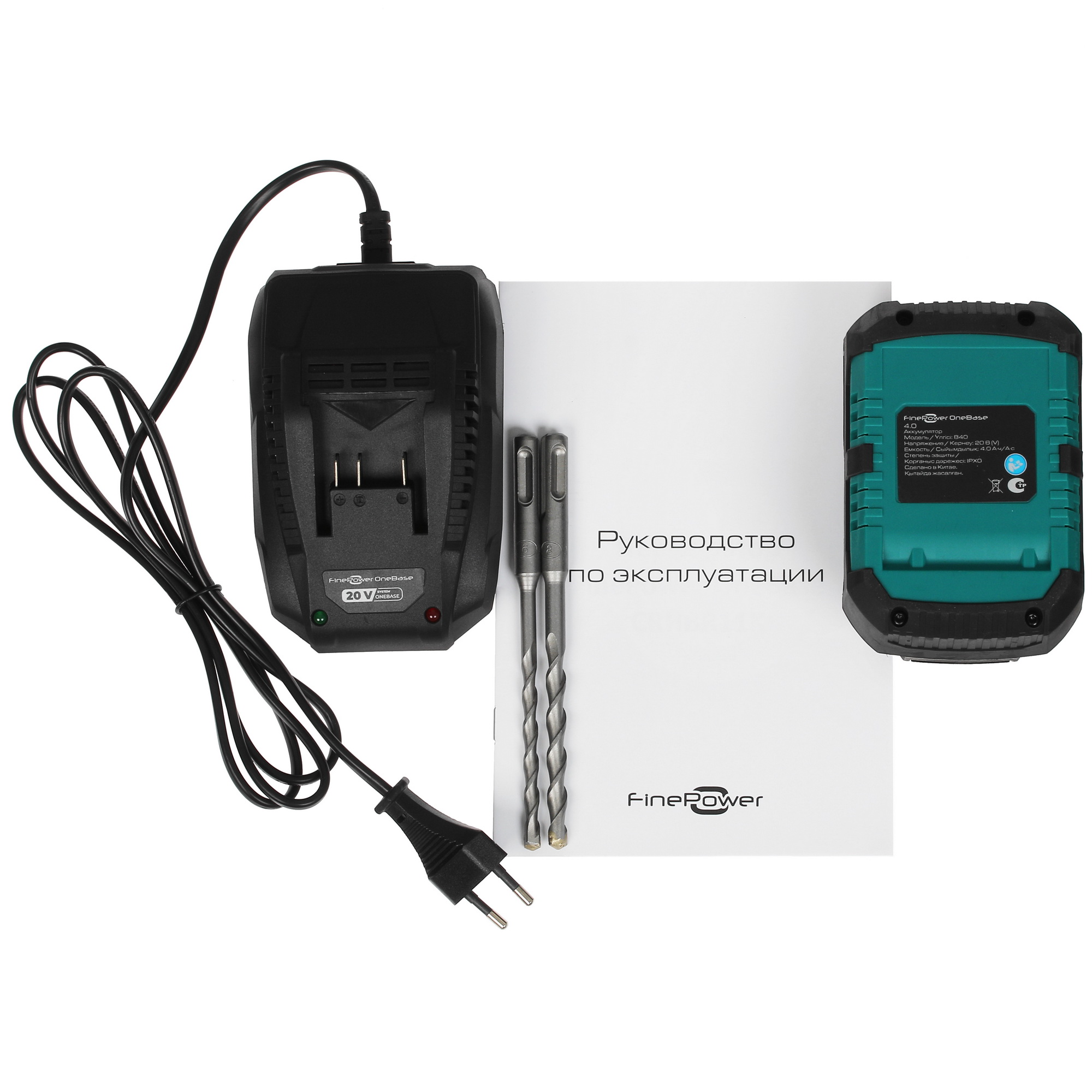 Перфоратор FinePower OneBase CRHBR11K OneBase20 4891188 STDN-0013407 - Вид №6