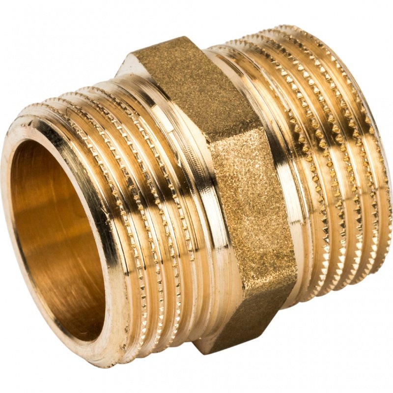 Ниппель НН 3/4" латунь STOUT SFT0003003434 - Вид №2