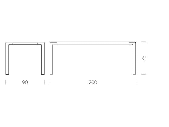 Прямоугольный обеденный стол из дуба Gazzda DERVEN ARCH-00033791 - Вид №10