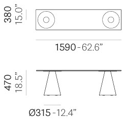 Pedrali Модульная скамья Ikon 863 1_l - Вид №13