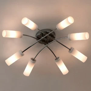 Потолочная люстра Citilux Новелла CL122181 CITILUX НОВЕЛЛА ХРОМ 182358 Белый