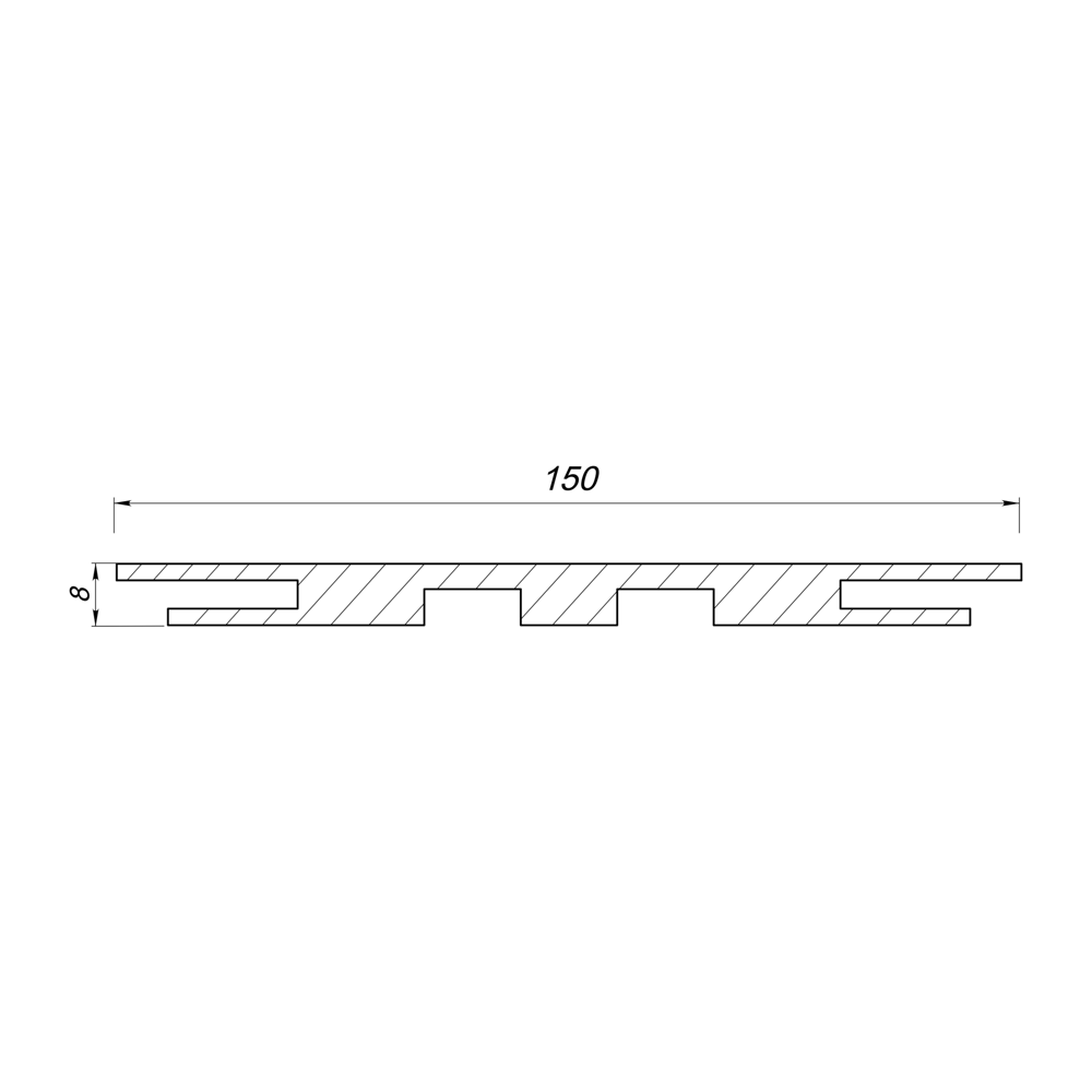 Добор Рица телескопический 2370x150x8 мм ПЭТ цвет мускат 89446413 STLM-2193933 PORTIKA  - Вид №2