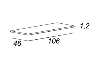 Мебель для ванной CEZARES BELLAGIO 105 Black&Gold Stone - Вид №6