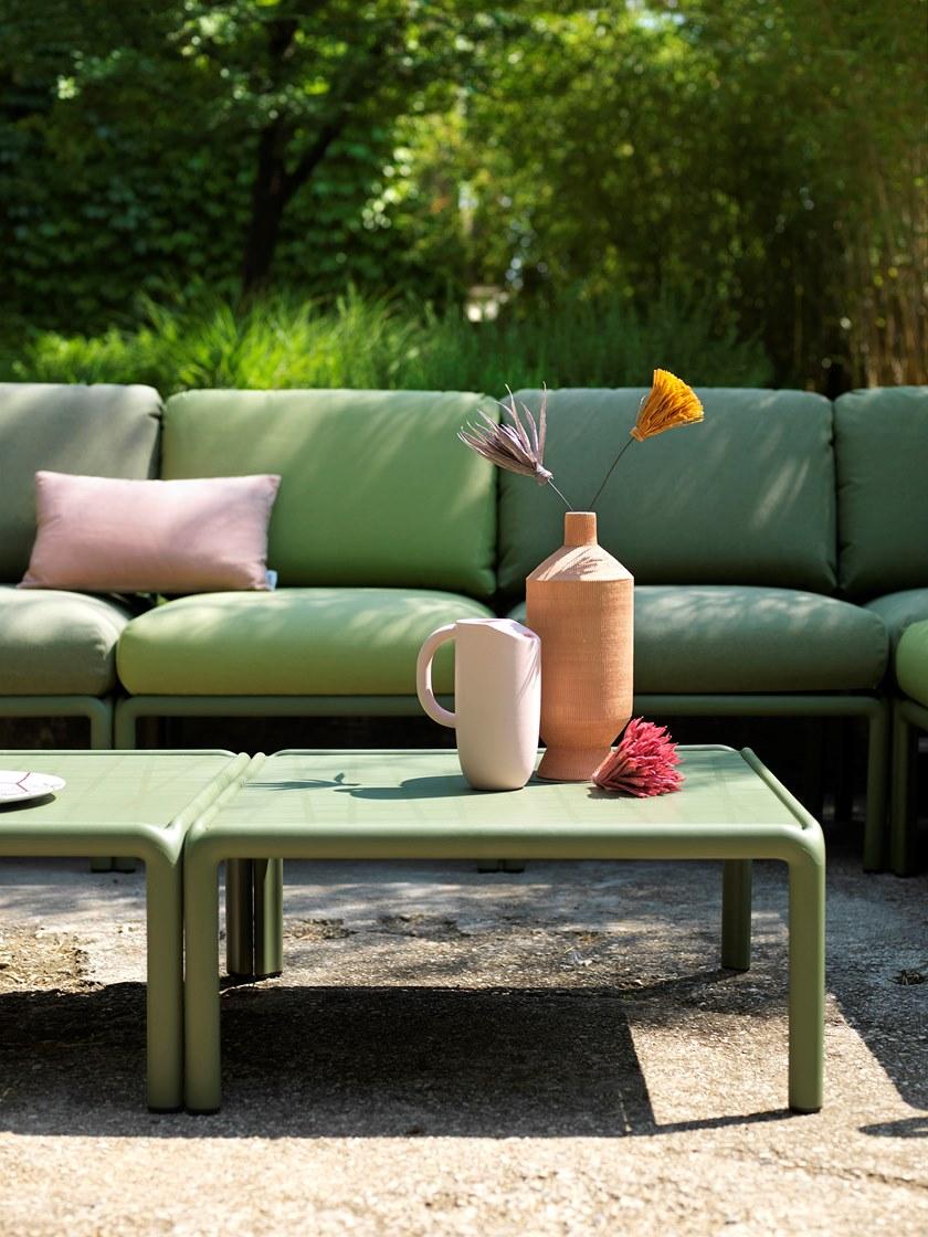 Nardi Квадратный садовый журнальный столик из смолы Komodo sun-id-1484360 - Вид №6