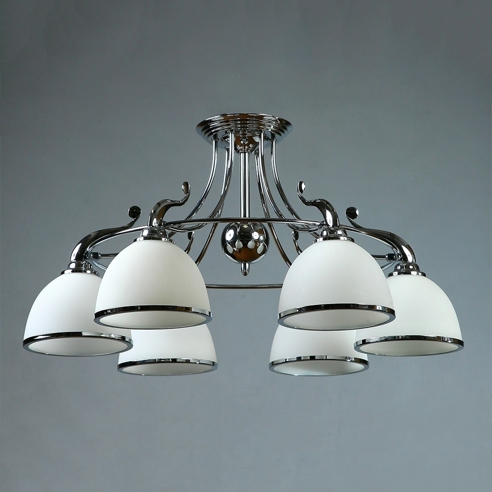 096561 Потолочный светильник Brizzi 6L MACB/006 хром Mantra 02401 