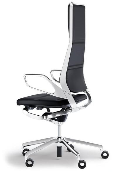 König Neurath Поворотное кожаное кресло для руководителей с 5 спицами Auray sun-id-1486460 - Вид №4