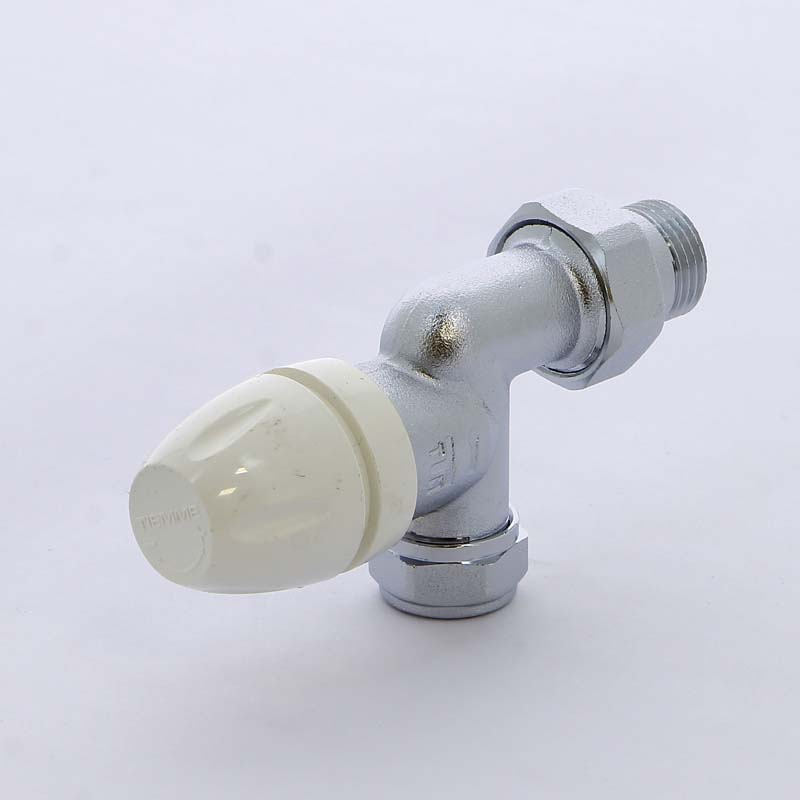 Вентиль обж-Н угловой для радиаторов термостатический с разъемным соединением TIEMME 1/2"х15 3300021 - Вид №4