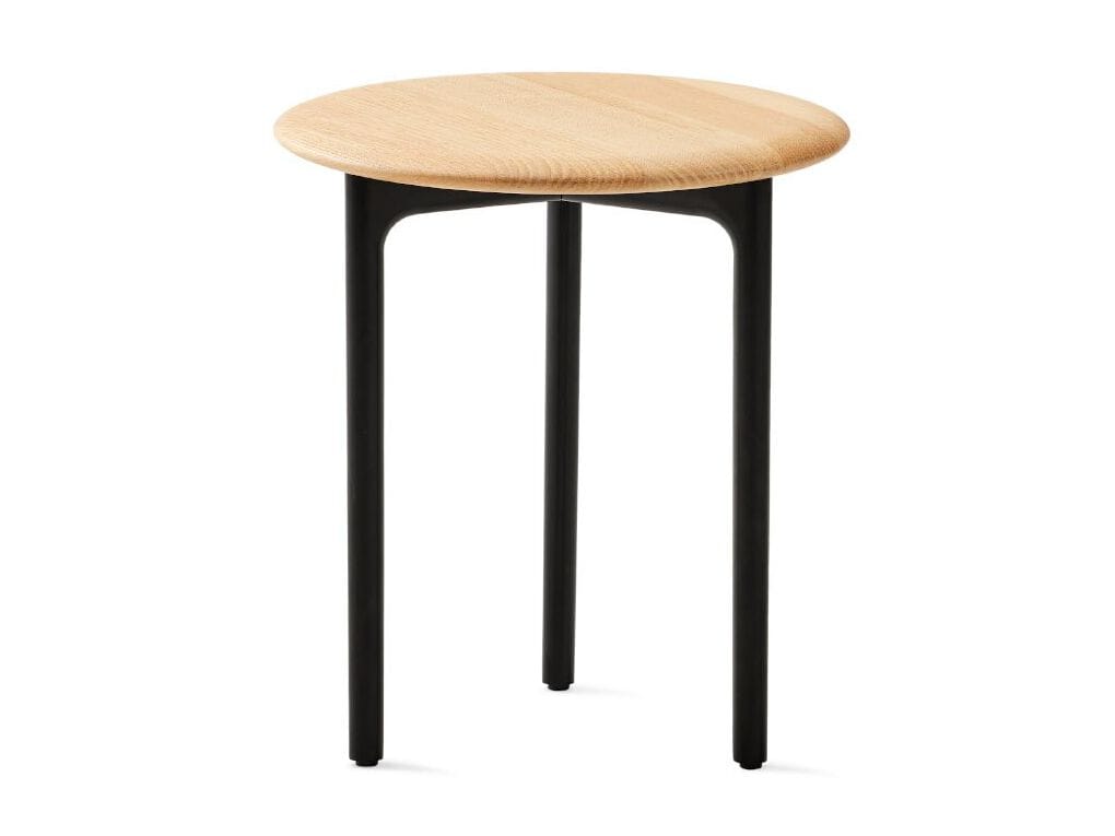 Высокий круглый журнальный столик из массива дуба Haworth Openest ARCH-00044719