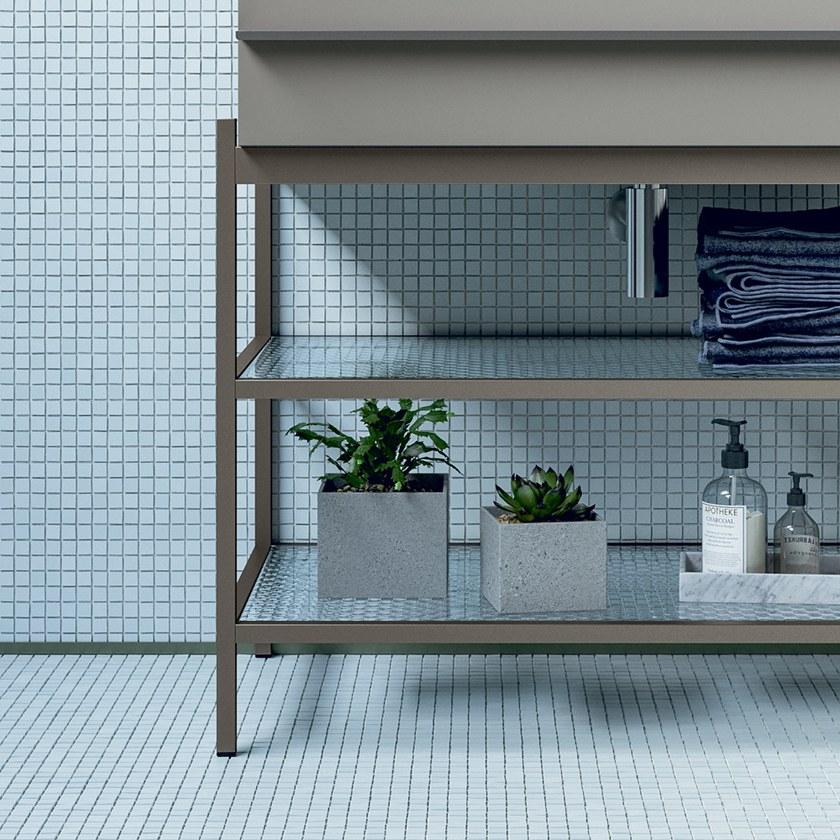 Birex Отдельная лакированная тумба под умывальник из фанерованной древесины с ящиками Sidéro sun-id-1378234 - Вид №2