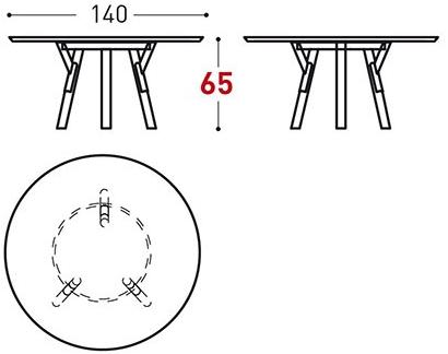 Varaschin Прямоугольный садовый стол Link 222l - Вид №11