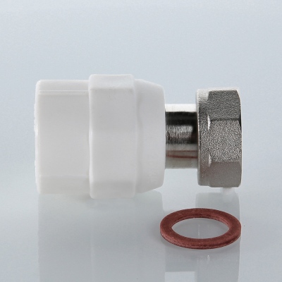 VTp.708.0.03206 Фитинг полипропиленовый с накидной гайкой Valtec 32 мм x 1"  - Вид №8