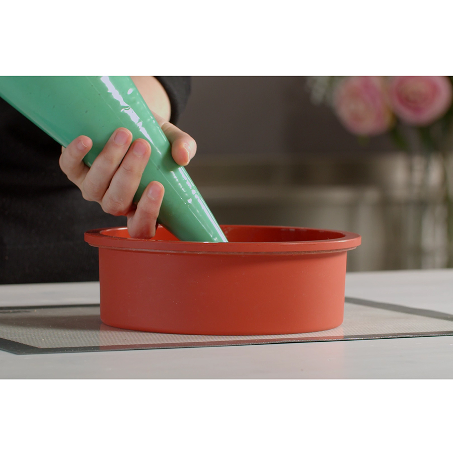 20.180.00.0065 Форма для приготовления пирогов genoise 18 х 6,5 см силиконовая Silikomart  - Вид №2