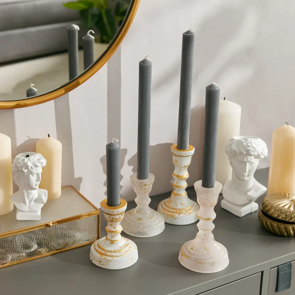 Santreyd: Набор столовых свечей «Рустик» для создания уютной атмосферы 82535897 STLM-0029195 - Вид №3