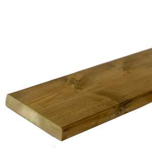 Доска штакетник импрегнированная 14x96x2000 мм хвоя