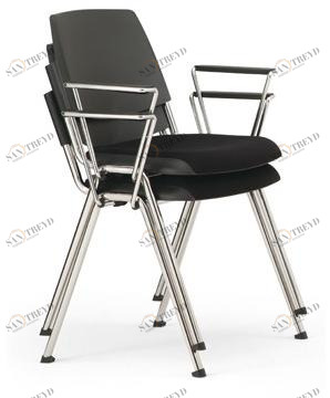 Diemmebi Штабелируемый пластиковый стул в современном стиле с подлокотниками Volée sun-id-1514659