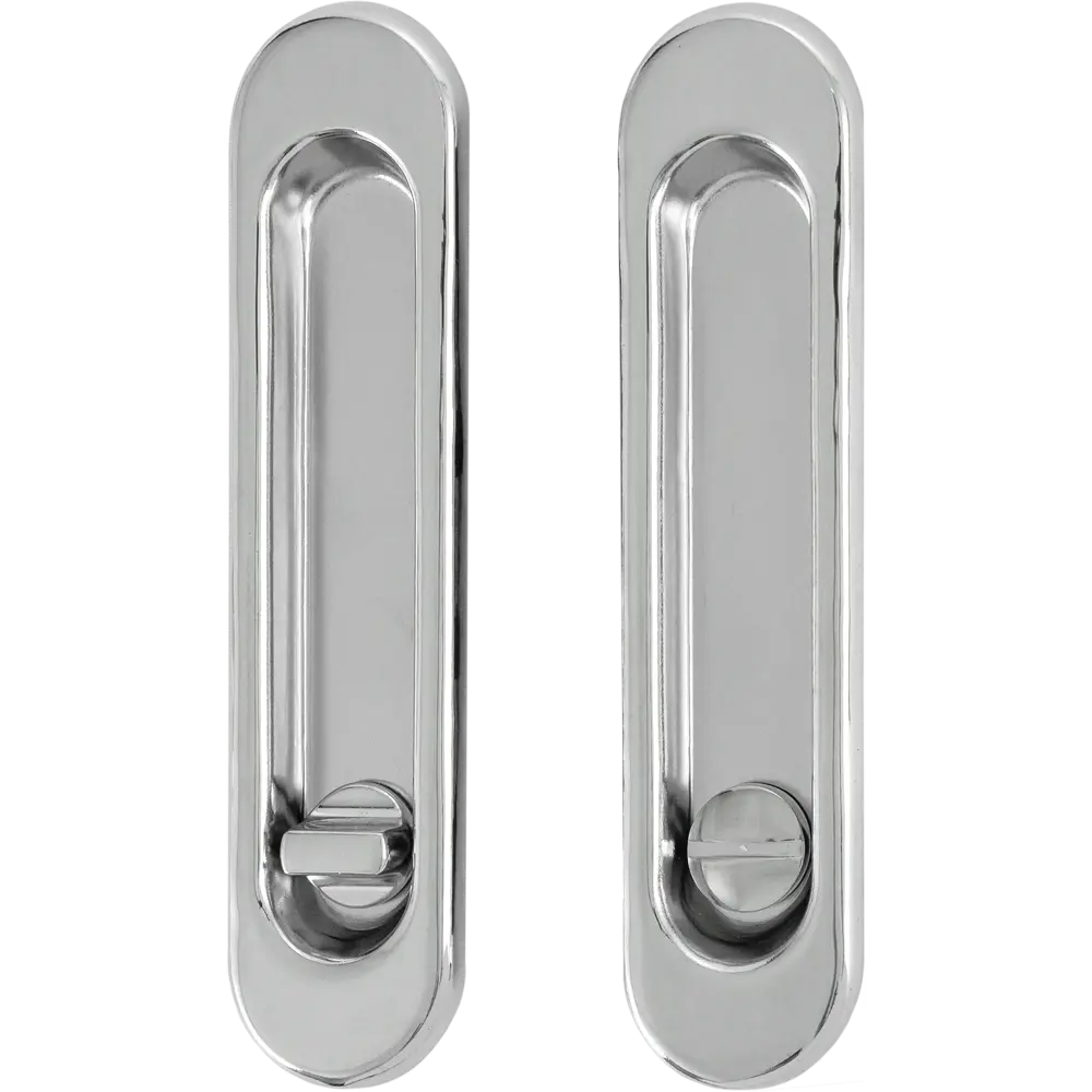 Набор ручек для раздвижной двери Punto Soft LINE SL-011 хром STLM-2047281 - Вид №2