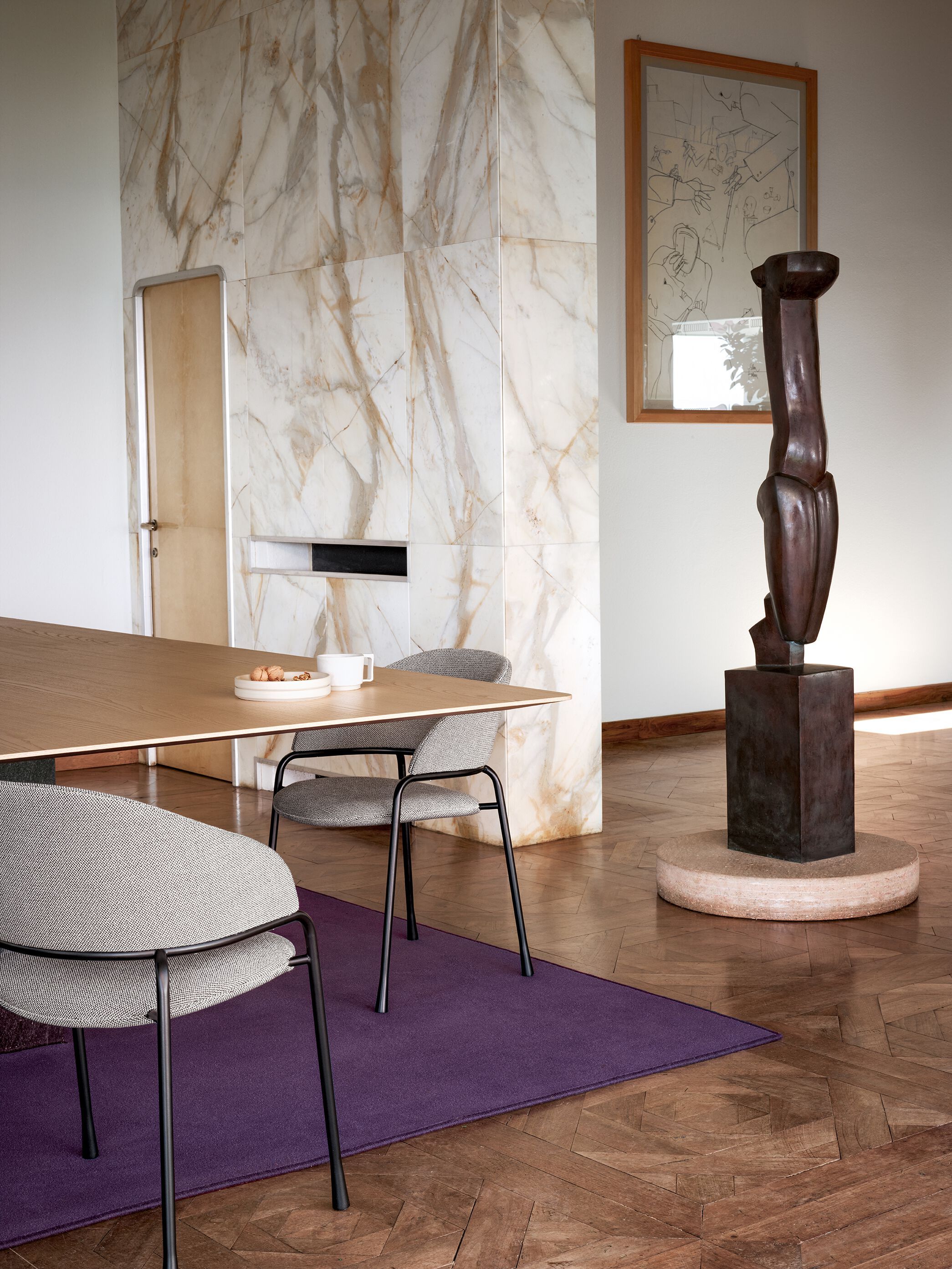 Тканевое кресло с подлокотниками Potocco Fast ARCH-00135738