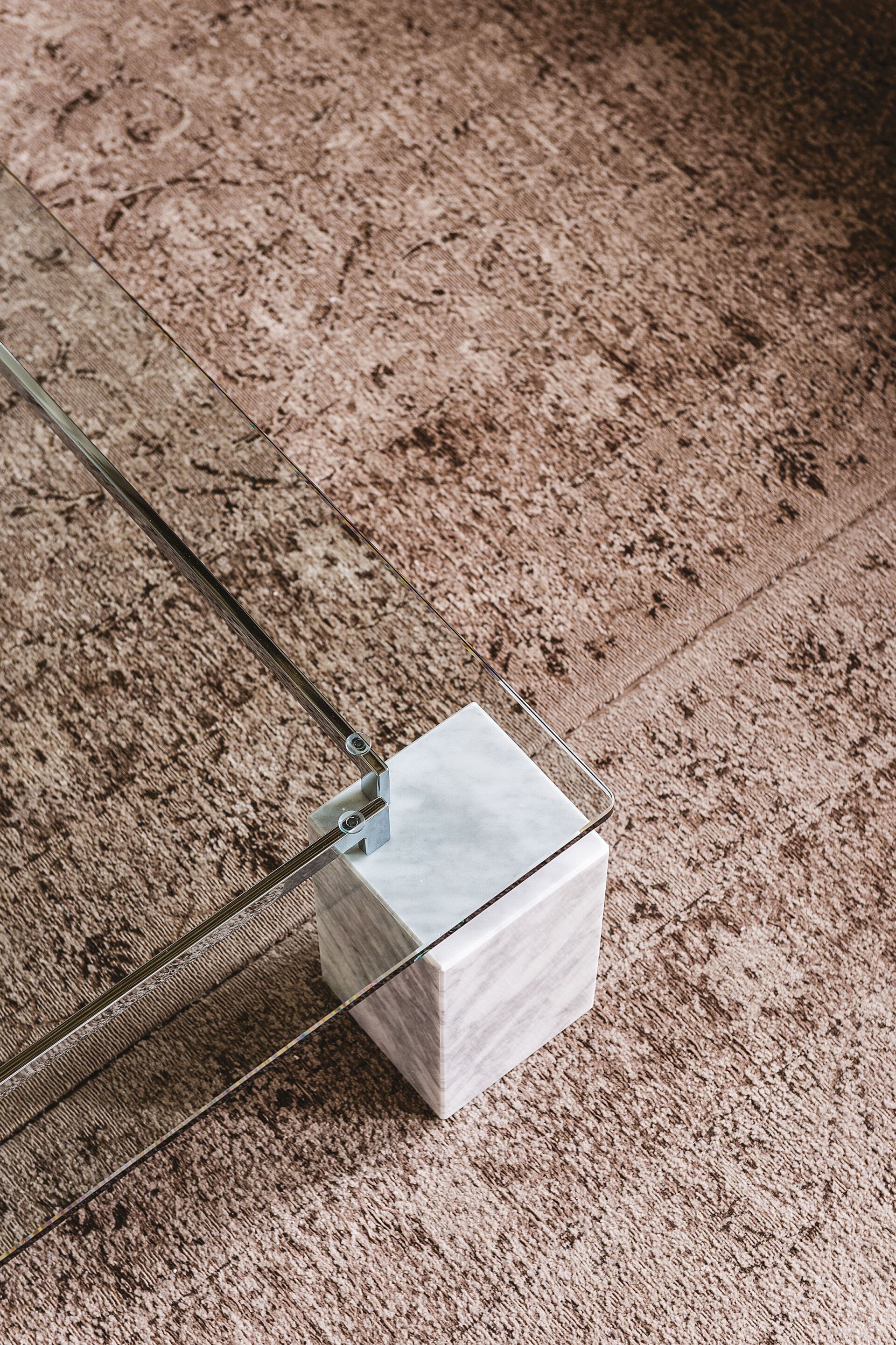 Кристалл низкий квадратный журнальный столик Cattelan italia DIELLE ARCH-00064210 - Вид №4