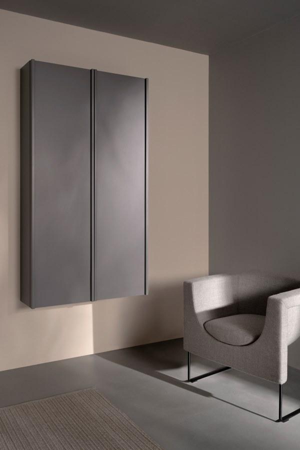 INBANI Тумба подвесная на колонне из металла с дверцами Strato sun-id-1348614 - Вид №3