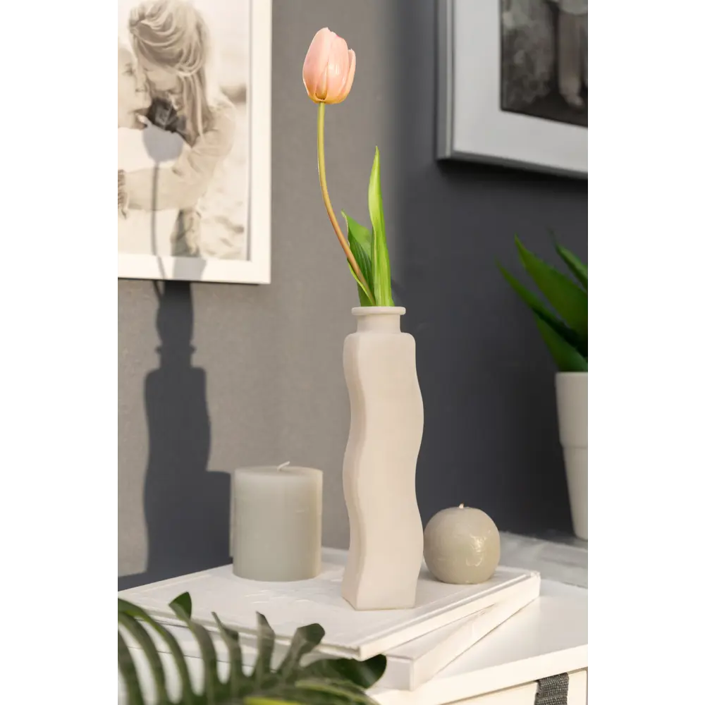 Ваза Забдже, цвет крем-брюле матовый EVIS STLM-2096377 - Вид №2