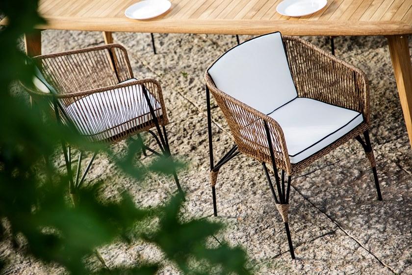 cbdesign Садовый стул из синтетического волокна с подлокотниками Lodz N068n1 - Вид №8