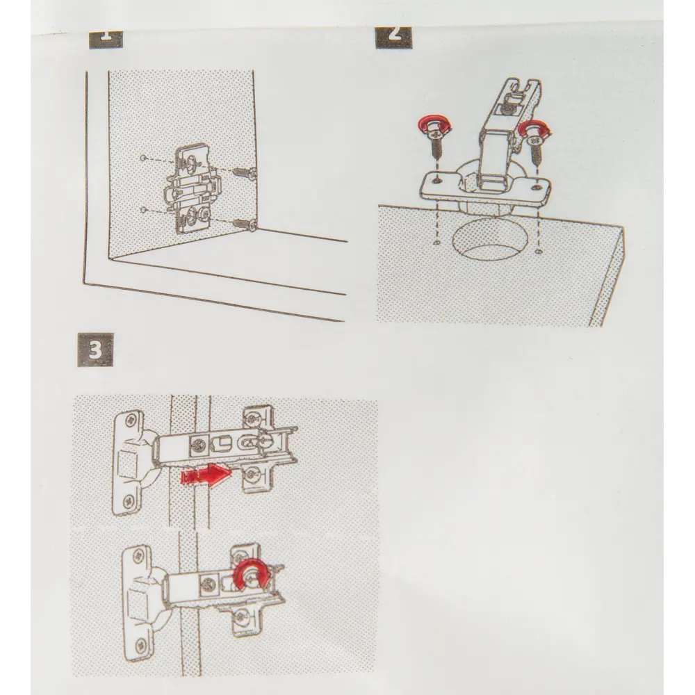 Мебельная петля SAMET Star для шкафов и тумб, 2 шт 85441512 STLM-0062797 - Вид №5