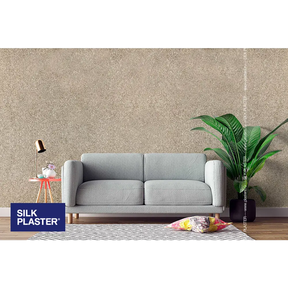 Жидкие обои Silk Plaster Absolute А222 1.05 кг цвет серо-кофейный STLM-2167348 - Вид №3