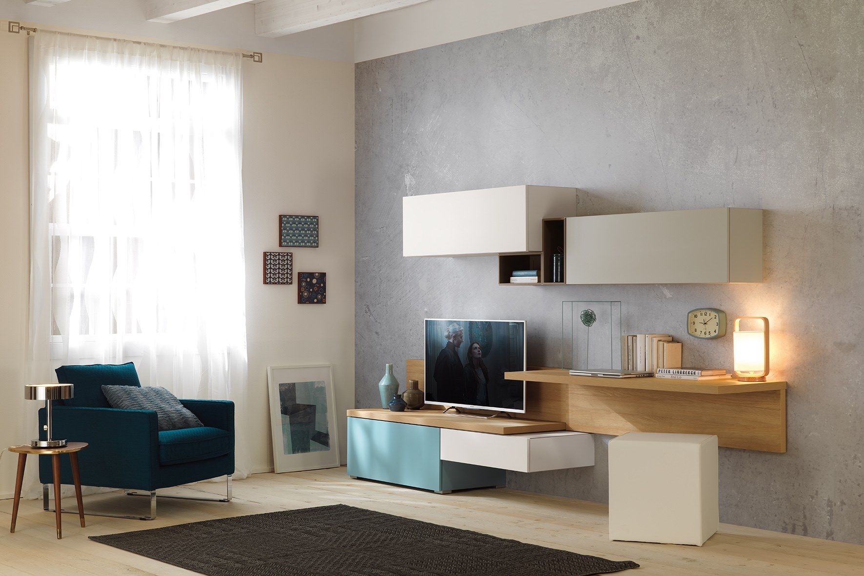 Деревянная стена с настенным креплением Moretti Compact LV107 ARCH-00035495 - Вид №1